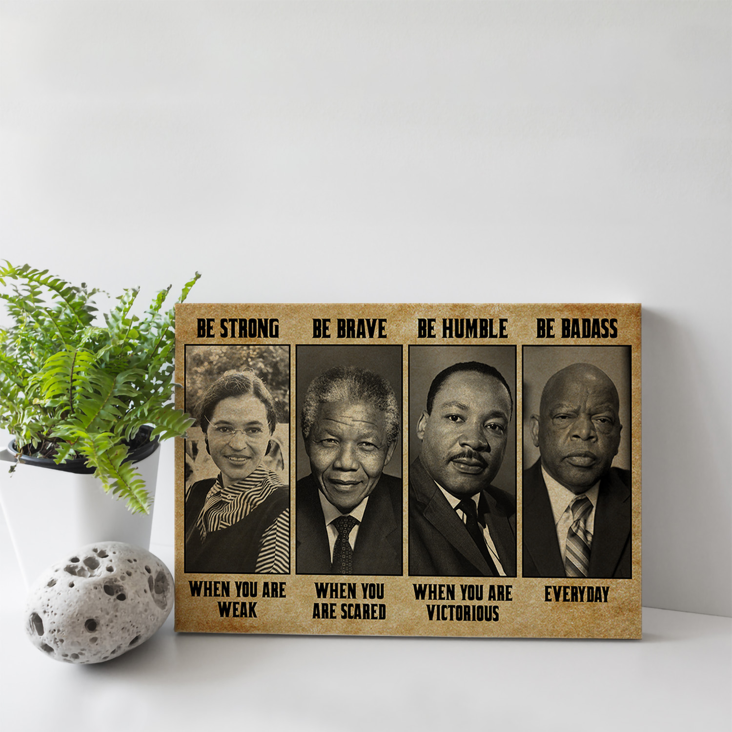 2LV. Be Strong Black Leader-MK