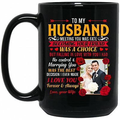 15 oz. Black Mug