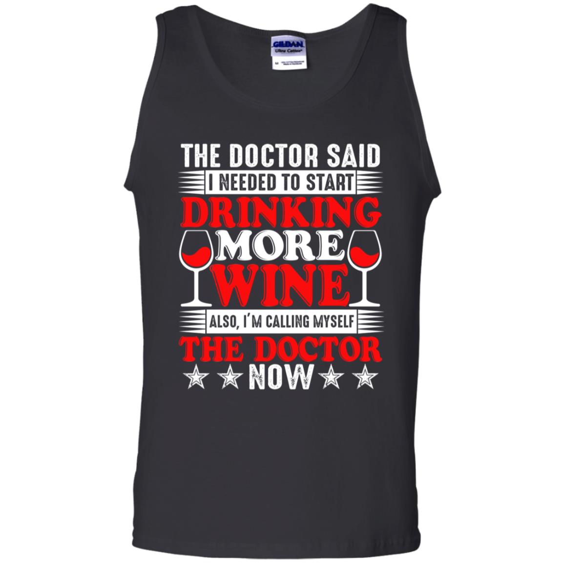 Doctor Tank, Black, Unisex Tank Top