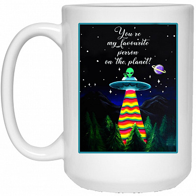 15 oz. White Mug