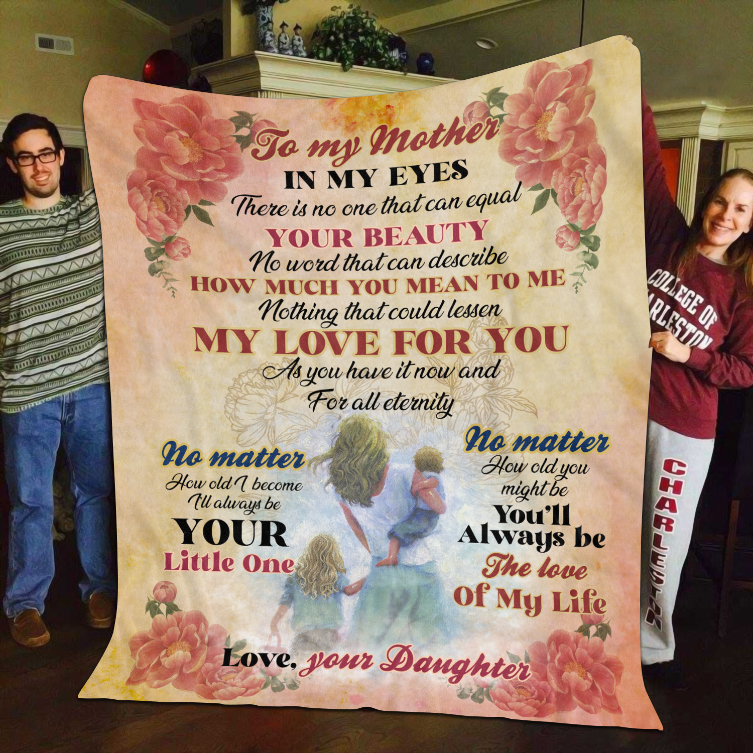 1KNG. Equal your beauty Blanket Mockup 11