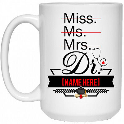 15 oz. White Mug