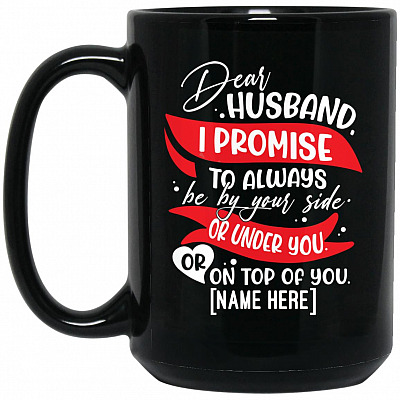 15 oz. Black Mug