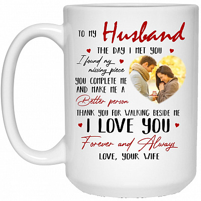 15 oz. White Mug
