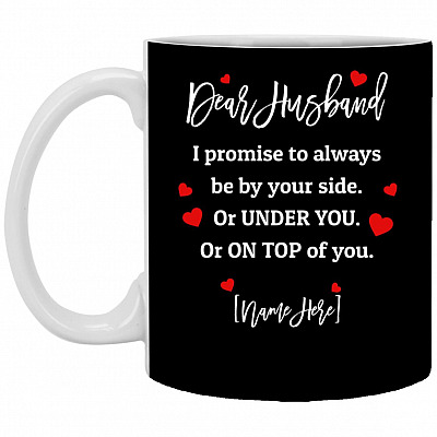 Personalized Mug, Black, 11 oz. White Mug