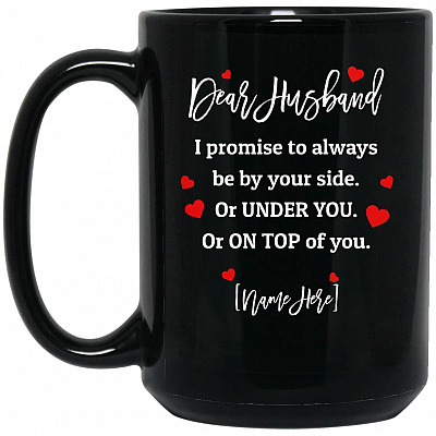 15 oz. Black Mug