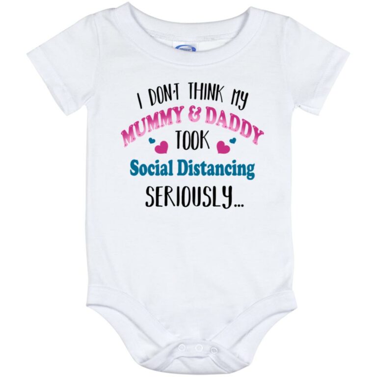 I Don't Think My Mummy And Daddy, White, Baby Onesie - 12 Month