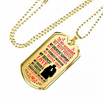My Husband Is My Best Friend My Greatest Support Through Good Times and Bad Dog Tag Pendant Necklace - Dog Tag (Gold Plated) My Husband Is My Best Friend My Greatest Support Through Good Times and Bad Dog Tag Pendant Necklace - Dog Tag (Gold Plated)
