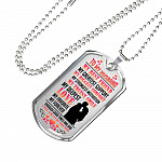 My Husband Is My Best Friend My Greatest Support Through Good Times and Bad Dog Tag Pendant Necklace - Dog Tag (Silver) My Husband Is My Best Friend My Greatest Support Through Good Times and Bad Dog Tag Pendant Necklace - Dog Tag (Silver)