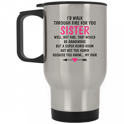 14 oz. Silver Travel Mug