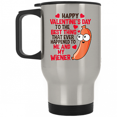 14 oz. Silver Travel Mug