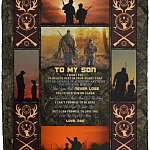 To My Son You Either, White, Cozy Plush Fleece Blanket - 50x60