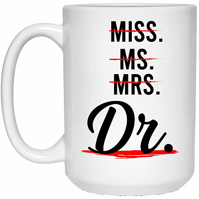 15 oz. White Mug