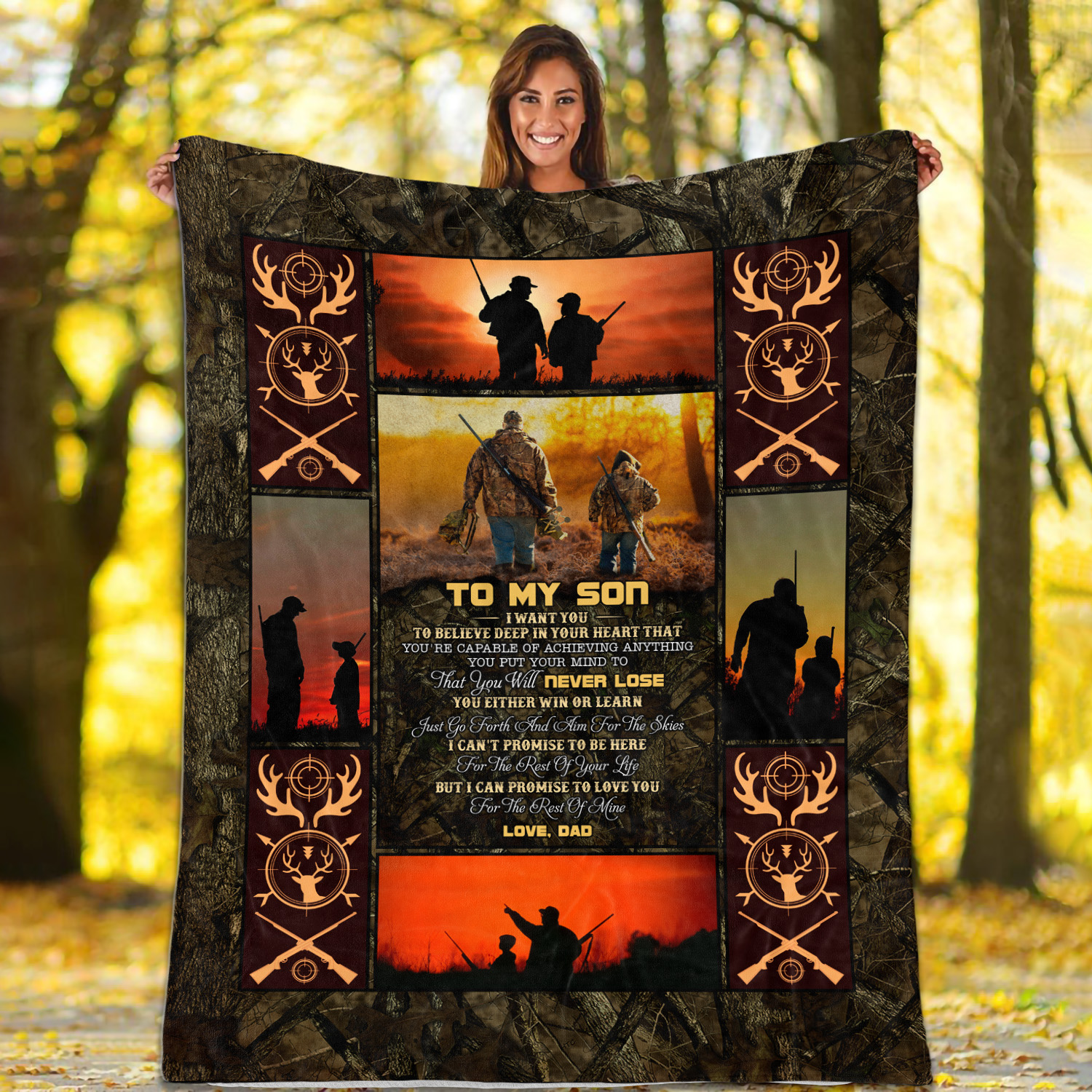 2KNG. Win Or Learn Blanket Mockup 1