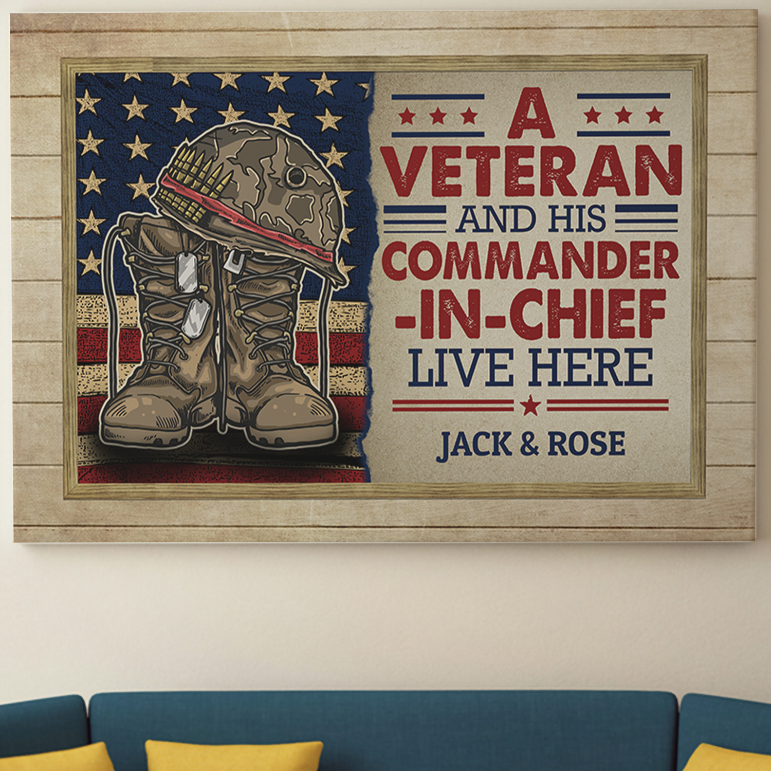 3Th. Veteran and Commander in chief - mk 2 - Patua One #0d1f44