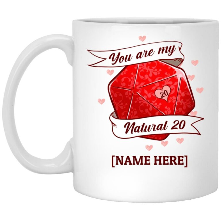 Personalized Gem Mug, White, 11 oz. White Mug