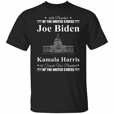 Joe Biden Kamala Harris, Black, Youth T-Shirt