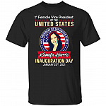 Kamala Harris 1st Fe, Black, Youth T-Shirt