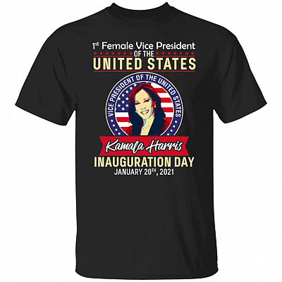 Kamala Harris 1st Fe, Black, Youth T-Shirt