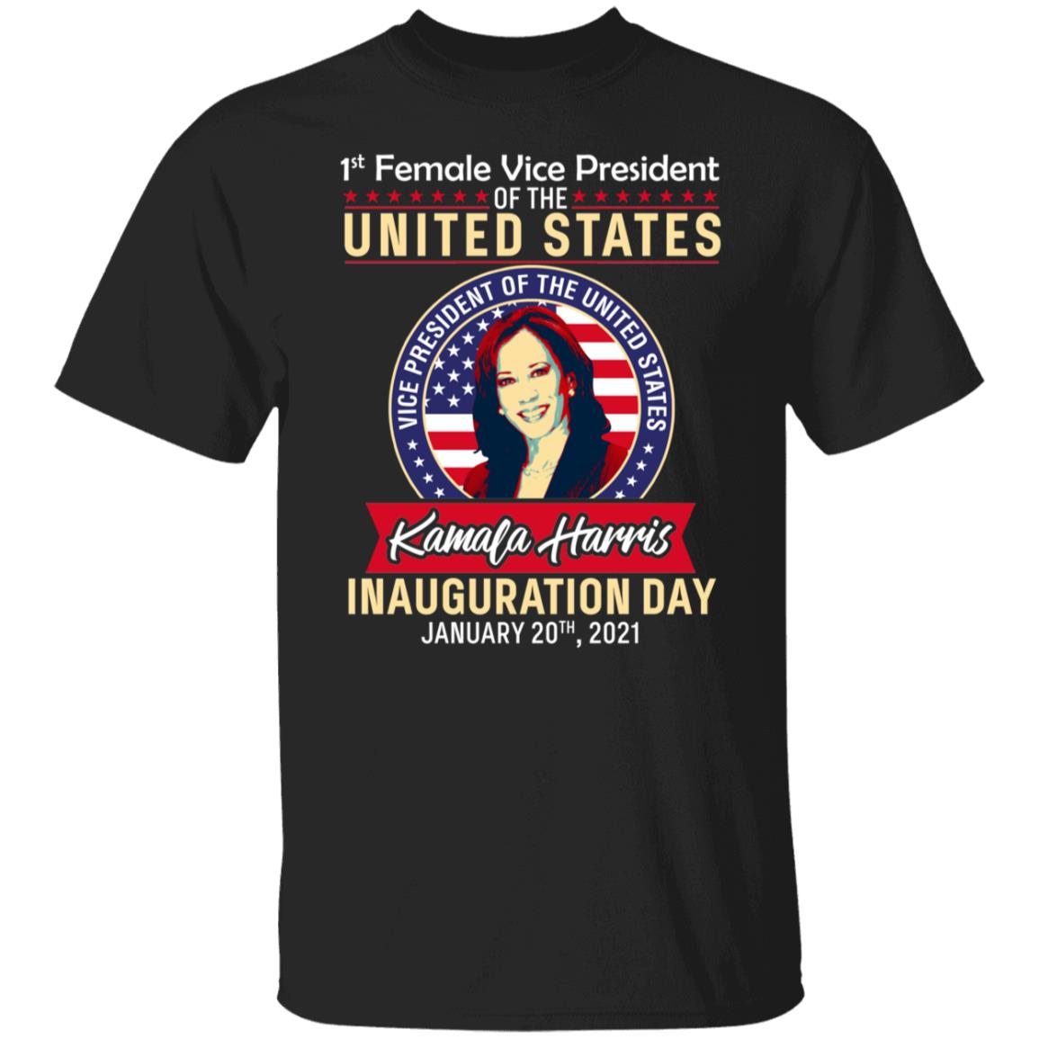Kamala Harris 1st Fe, Black, Youth T-Shirt