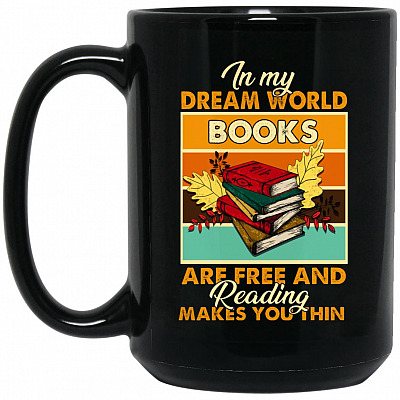 15 oz. Black Mug