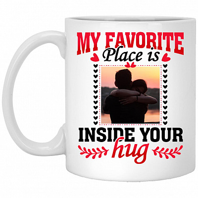 Personalized Photo My Favorite, White, 11 oz. White Mug