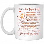 Personalized to My D, White, 11 oz. White Mug