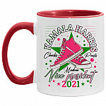 mug, White/Red, 11 oz. Accent Mug