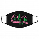 Chucks Mask, Black, Cloth Face Cover – Medium/Large