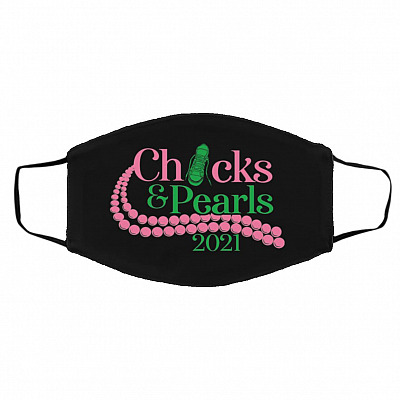 Chucks Mask, Black, Cloth Face Cover – Medium/Large