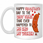 Happy Valentine's Mug, White, 11 oz. White Mug