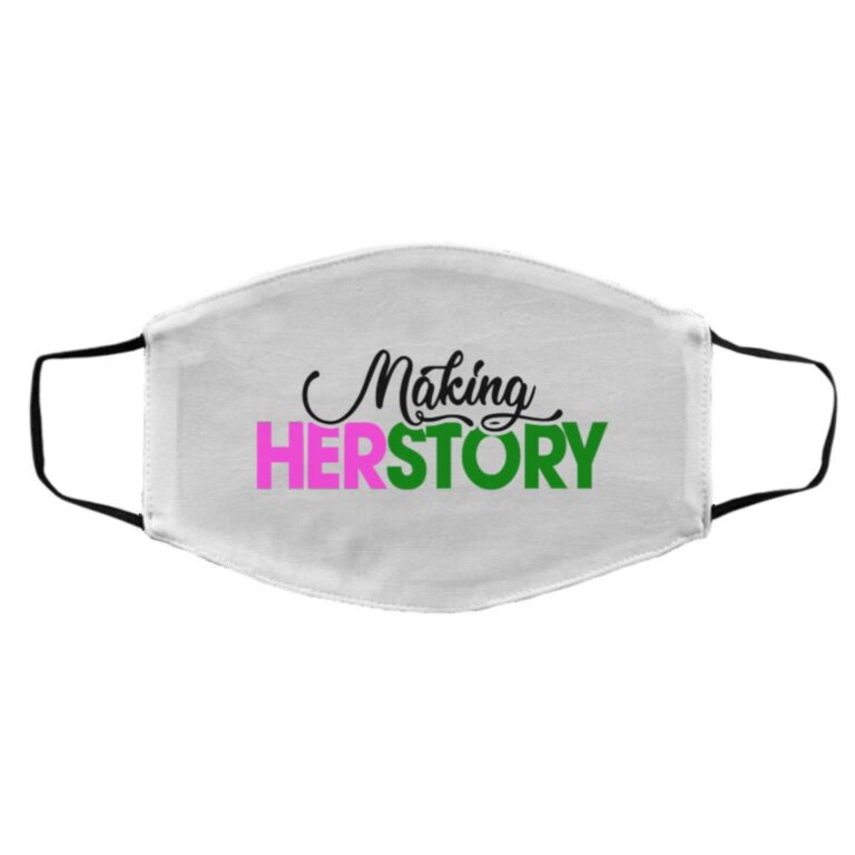 Making Mask, White, Cloth Face Cover – Medium/Large