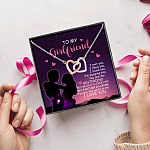 5KT. To My Girlfriend Valentine(5) Interlocking Hearts Necklace 5