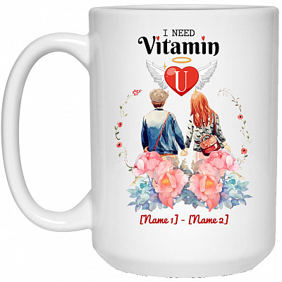 15 oz. White Mug