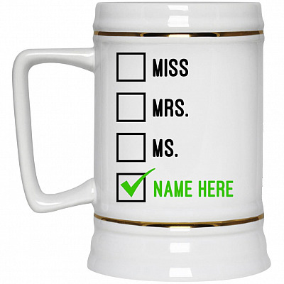 22 oz. Beer Stein