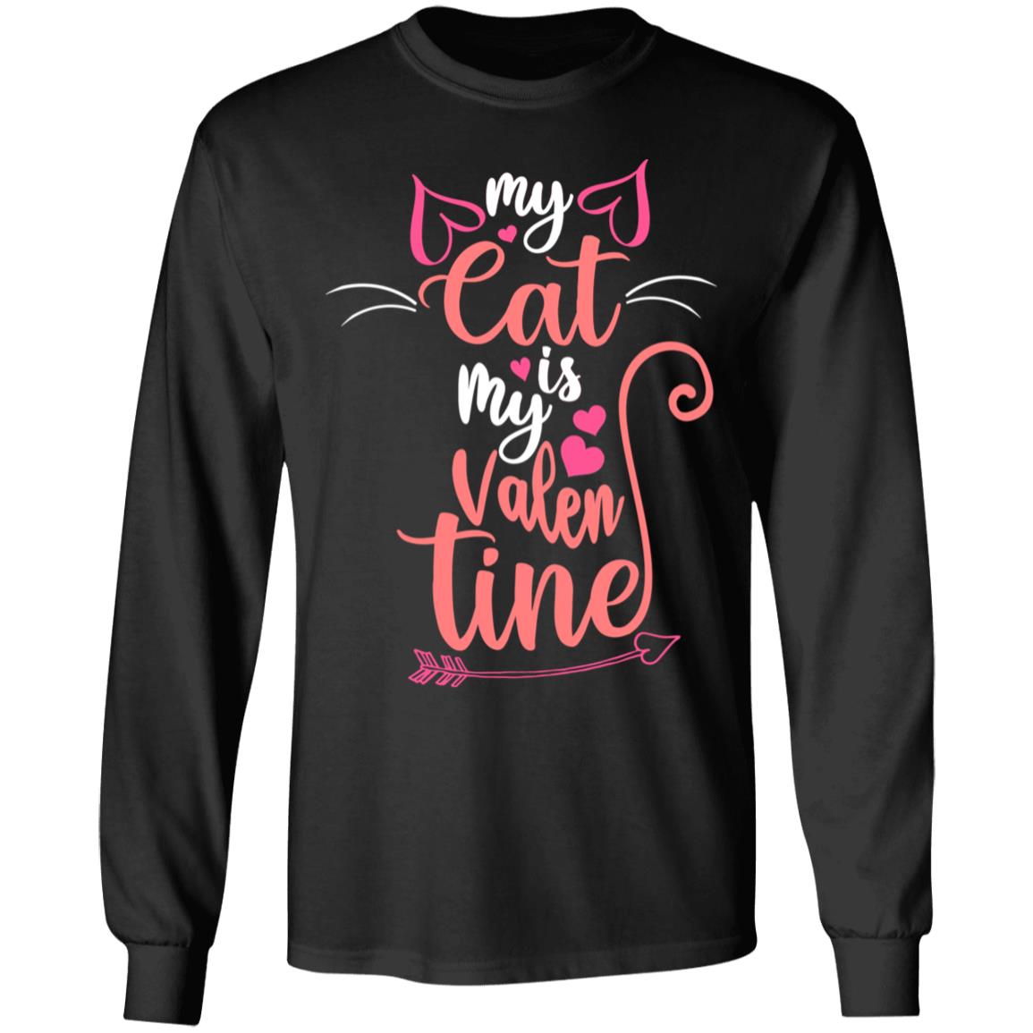 Cat Hoodie, Black, Long Sleeve