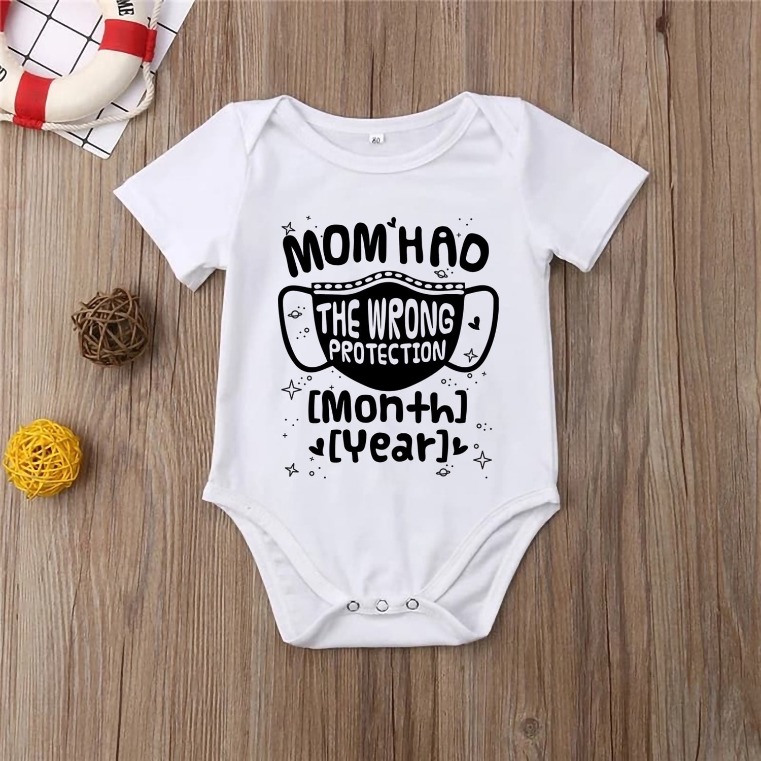 4HP. Wrong Protection baby onesie mk1-min