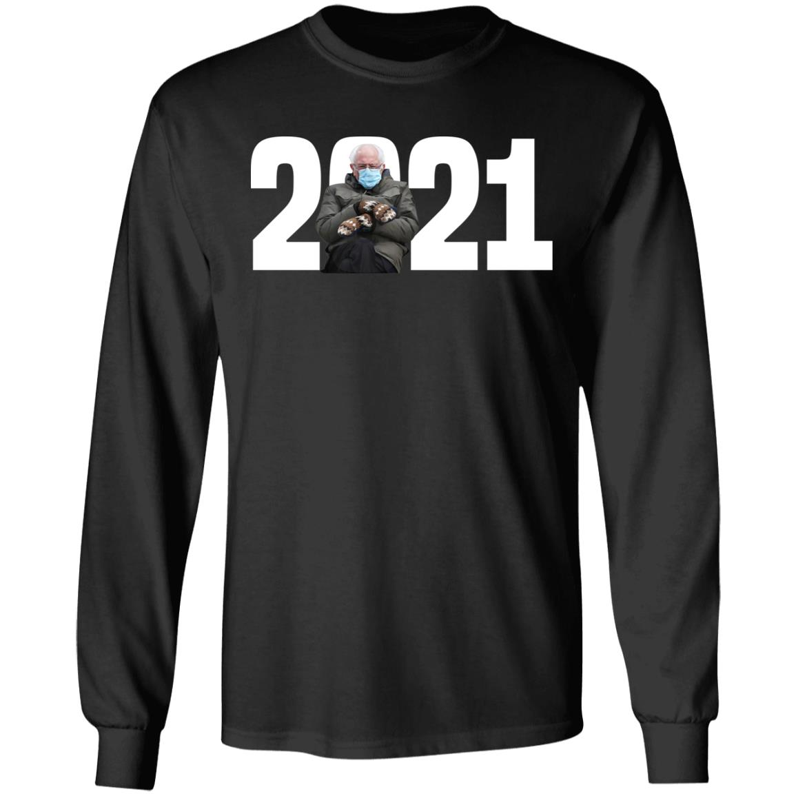 Bernie Inauguration Hoodie, Black, Long Sleeve