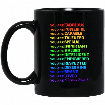 11 oz. Black Mug