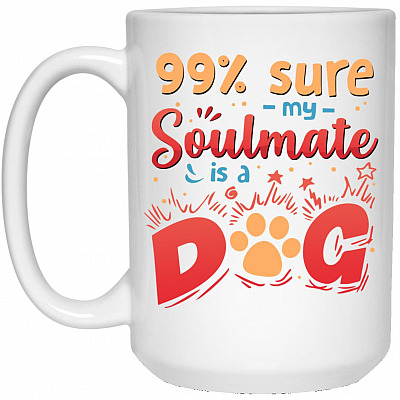 15 oz. White Mug