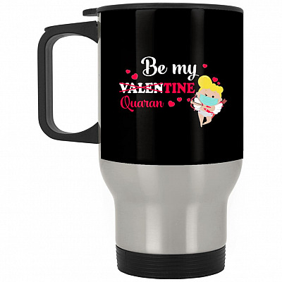14 oz. Silver Travel Mug