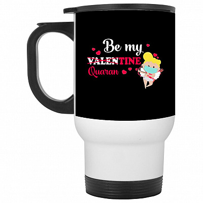 14 oz. White Travel Mug