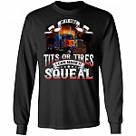 If It Has Tits Or Tires I Can Make It, Black, Long Sleeve