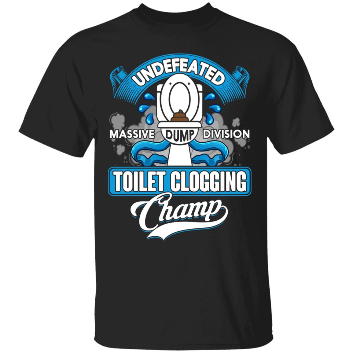 toilet shirt, Black, Unisex T-Shirt