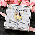 To My Daughter You Will Always Have Me I Will Always Have You Infinity Heart Pendant Necklace