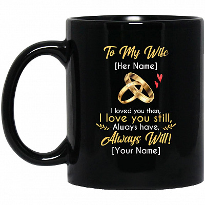 11 oz. Black Mug