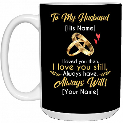 15 oz. White Mug