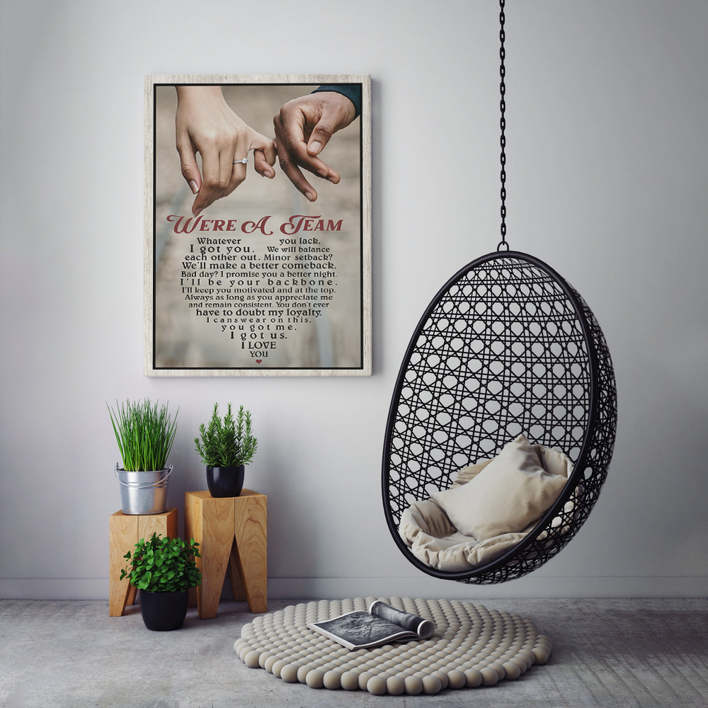 8VT. We're Team Whatever You Lack canvas mockup2