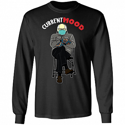 Bernie Sanders Hoodie, Black, Long Sleeve