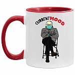 Bernie Sanders Accent Mug, White/Red, 11 oz. Accent Mug